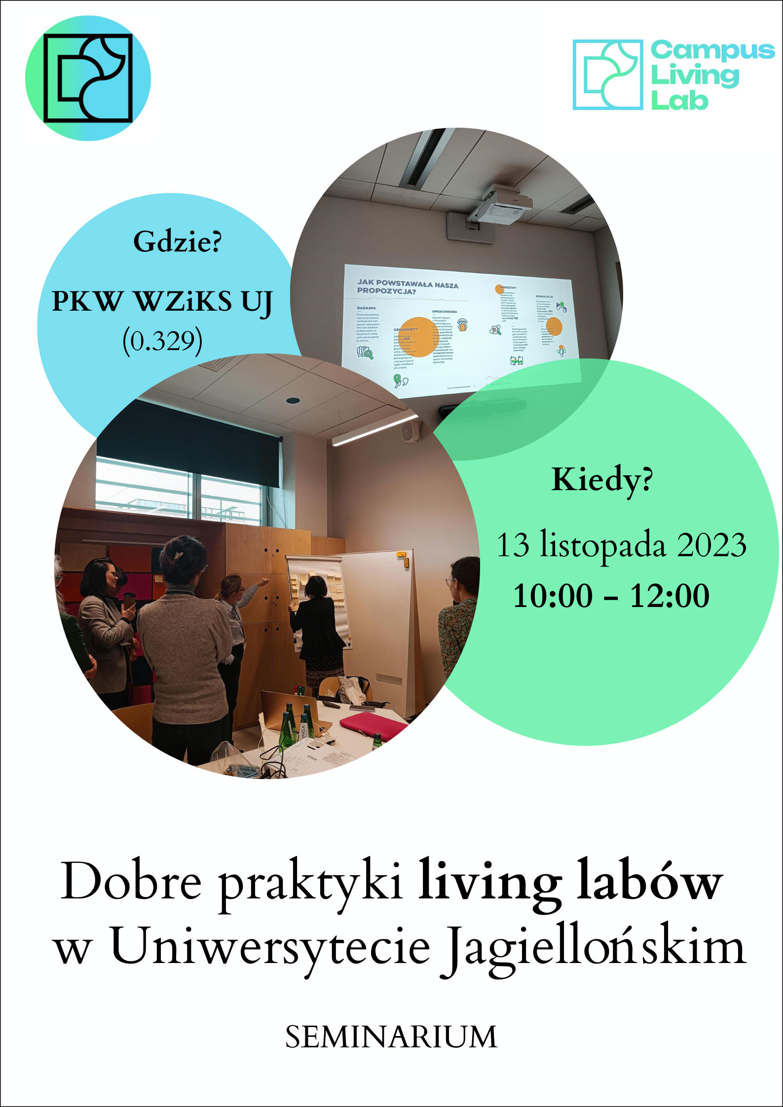Dobre praktyki living labów w Uniwersytecie Jagiellońskim [seminarium]