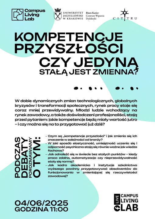 Debata regionalna: Kompetencje przyszłości - Czy jedyna stałą jest zmienna?