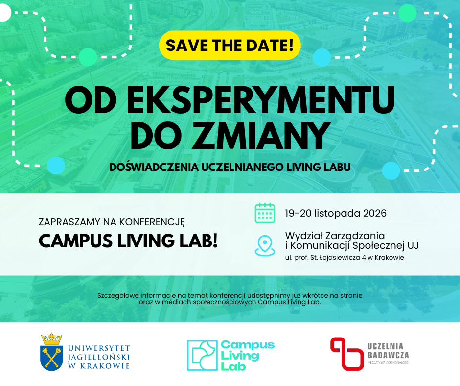 Konferencja Jagiellonian Campus Living Lab. Save the date!